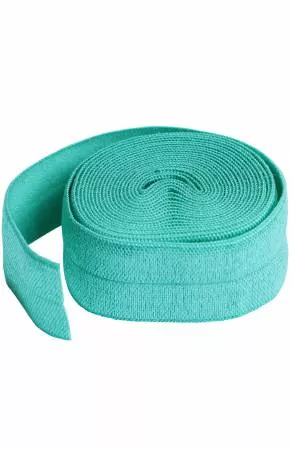 Fold-over Elastic 3/4in x 2yd By Annie Turquoise SUP211-2-TRQ +