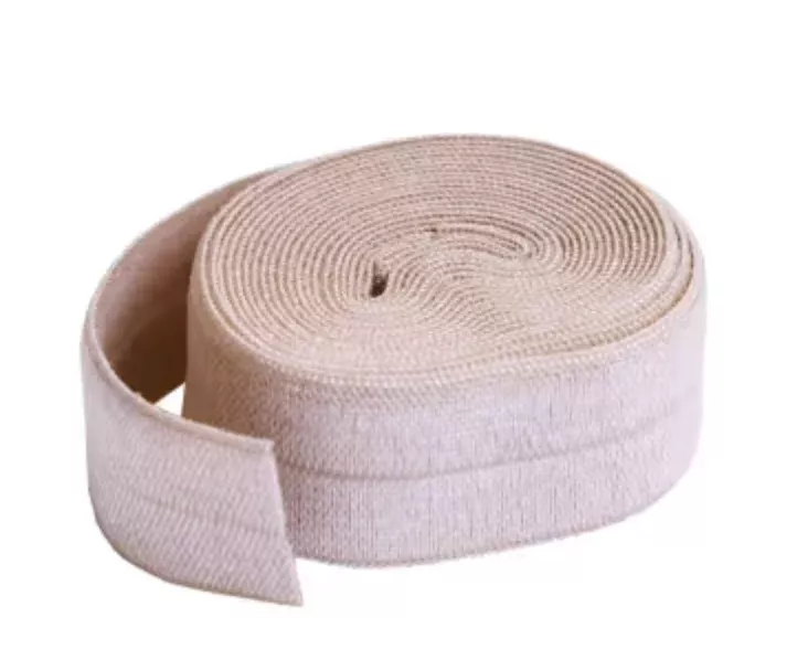 Fold-over Elastic 3/4in x 2yd Natural