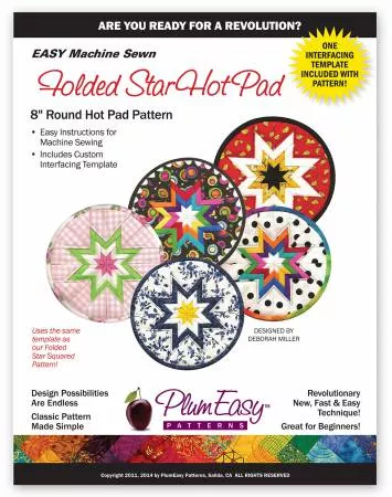 Folded Star Hot Pad-Round