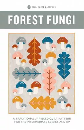 Forest Fungi : Quilt Pattern - #PPP35 - Pen & Paper Patterns