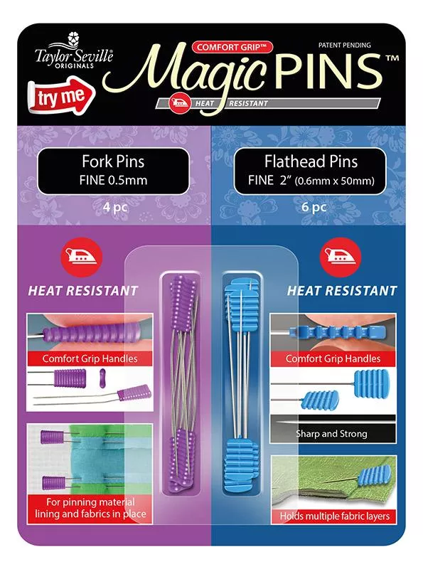 Fork Pins & Flathead Pins Sample