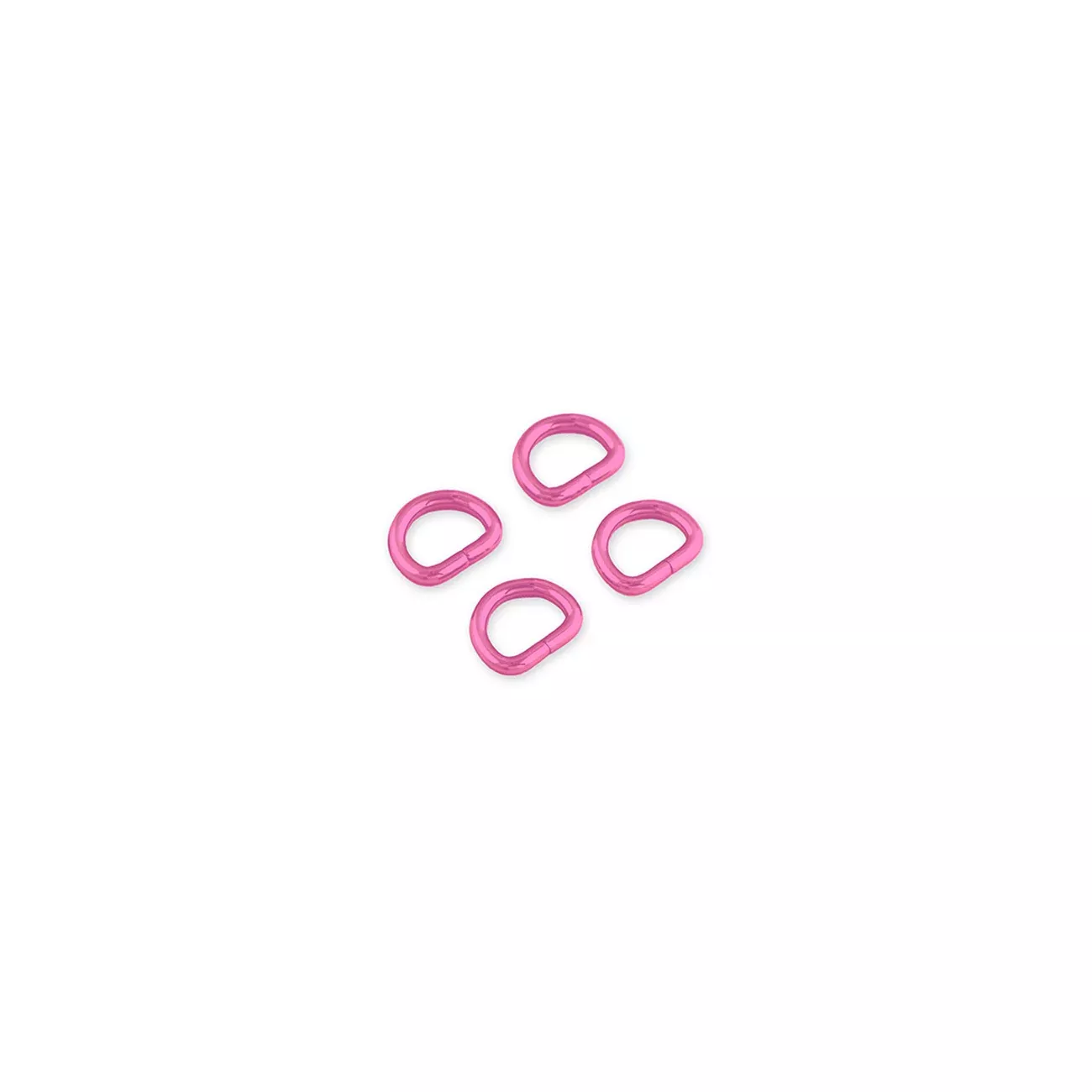 Four Tula Pink 1/2in D-Rings