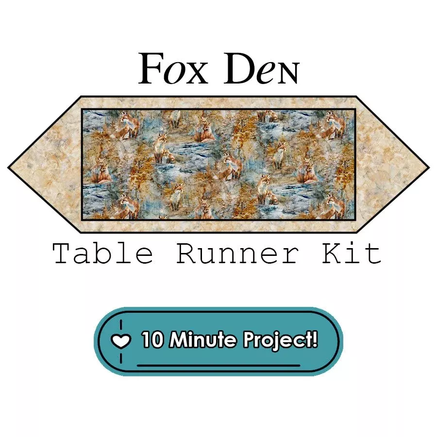 Fox Den 10 Minute Table Runner Kit Northcott