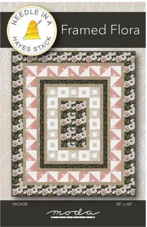 Framed Flora Quilt Pattern by Needle In a Hayes Stack NH2428