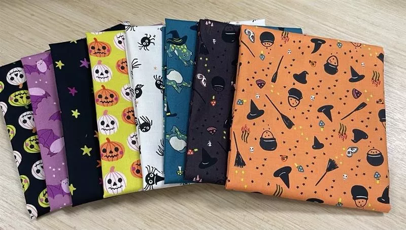 Freaky Familiars Fat Quarter Fabric Bundle (8)