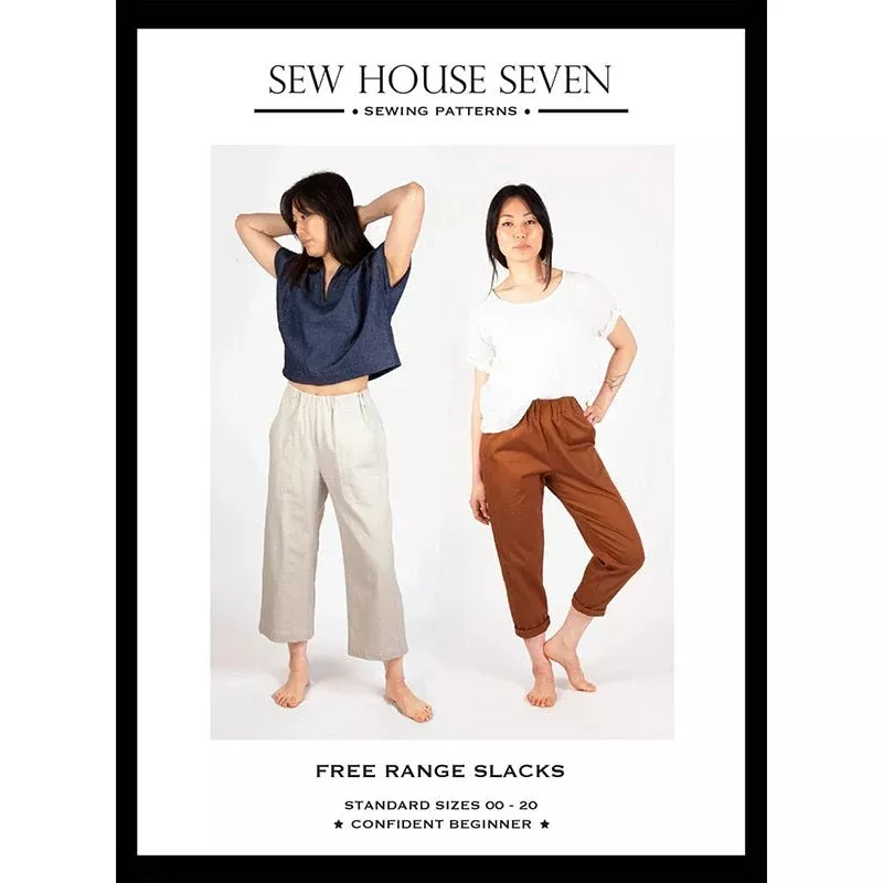 Free Range Slacks Pattern Sizes 00-20