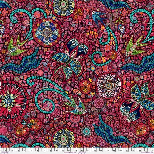 Freespirit Murano Danieli Grande Rose Fabric ONLINE PURCHASE ONLY