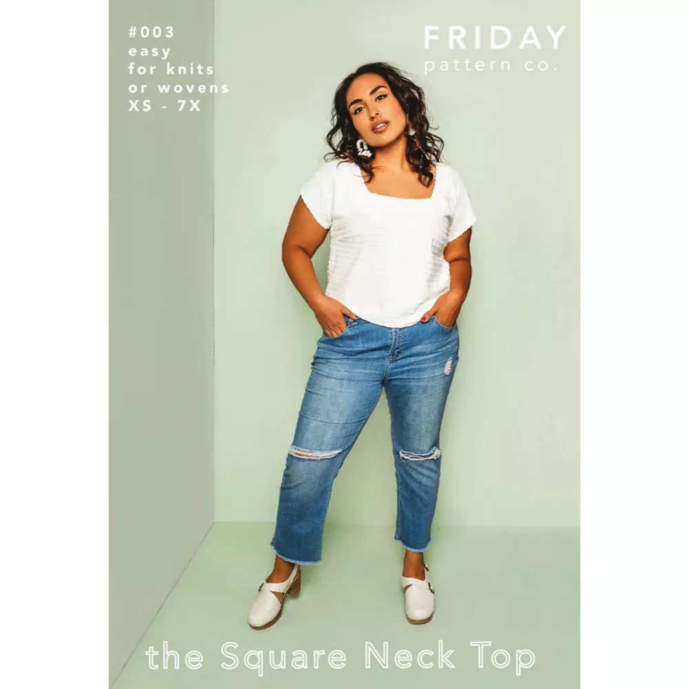 Friday Pattern Co. | The Square Neck Top XS-7x