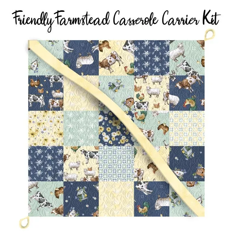 Friendly Farmstead Casserole Carrier Kit from Wilmington