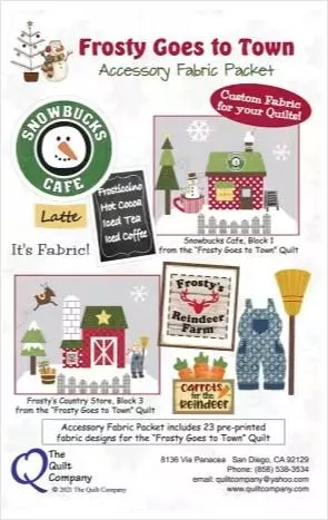 Frosty Goes to Town - Accessory Fabric Pack