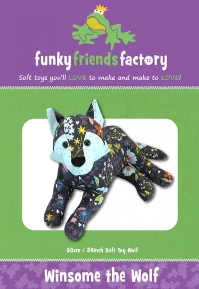Funky Friends Winsome the Wolf Pattern FF2793 ^