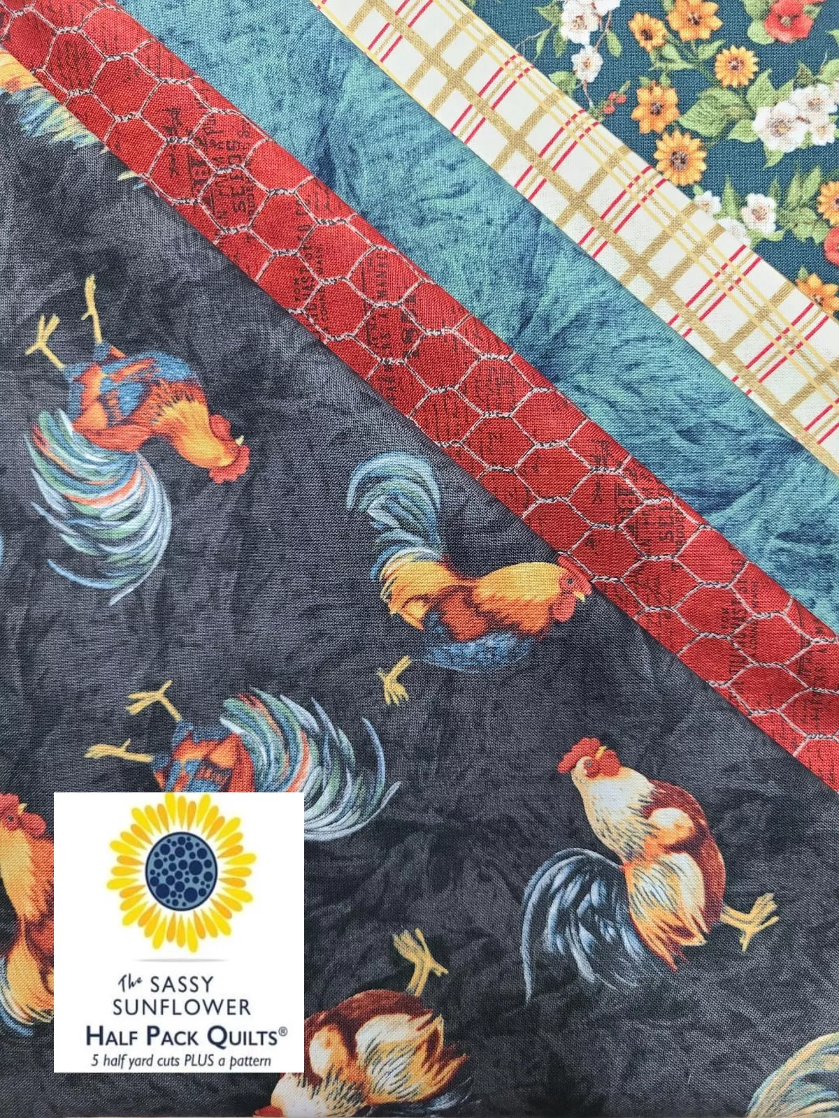 Garden Gate Roosters Sassy Half Pack