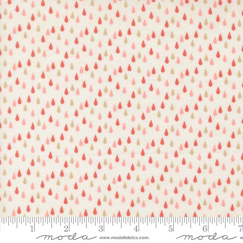 Garden Glam : Raindrop Dots Cream - #5274-11 - Lella Boutique