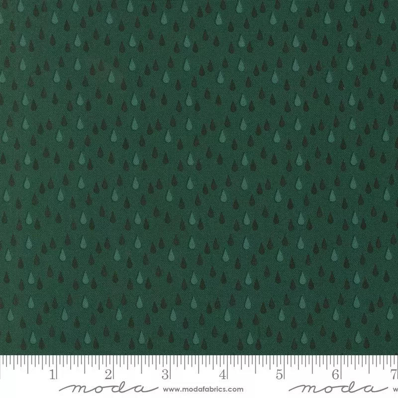 Garden Glam : Raindrop Dots Teal - #5274-18 - Lella Boutique