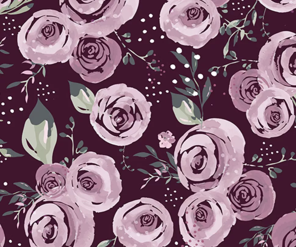 Garden Roses Quilting Cuddle WOODROSE