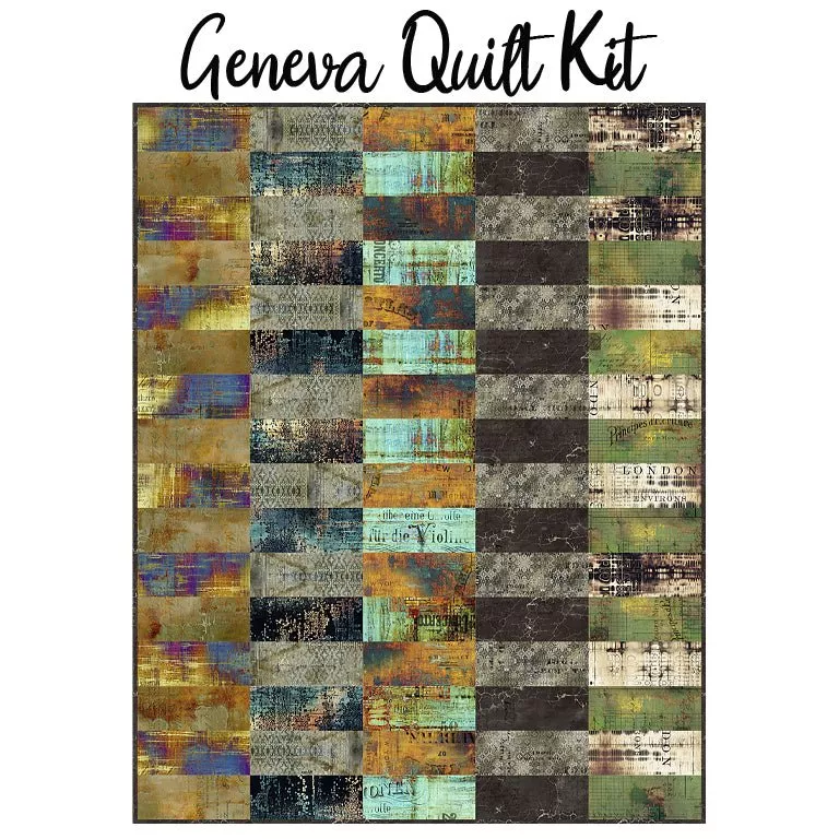 Geneva Quilt Kit with Abandoned from Free Spirit