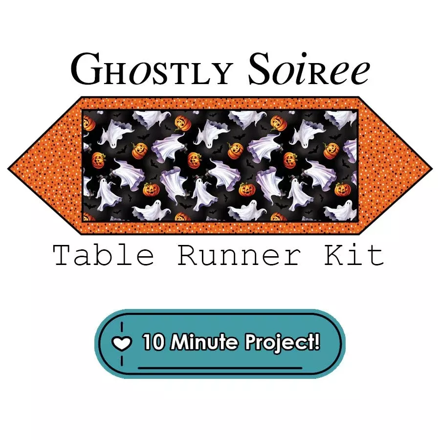 Ghostly Soiree 10 Minute Table Runner Kit Benartex
