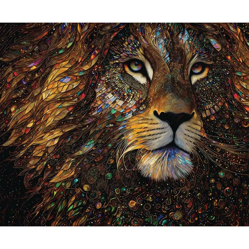Gilded - Majestic Lion - PANEL - Camelot Fabrics - 36"x44"CF16240301P-01