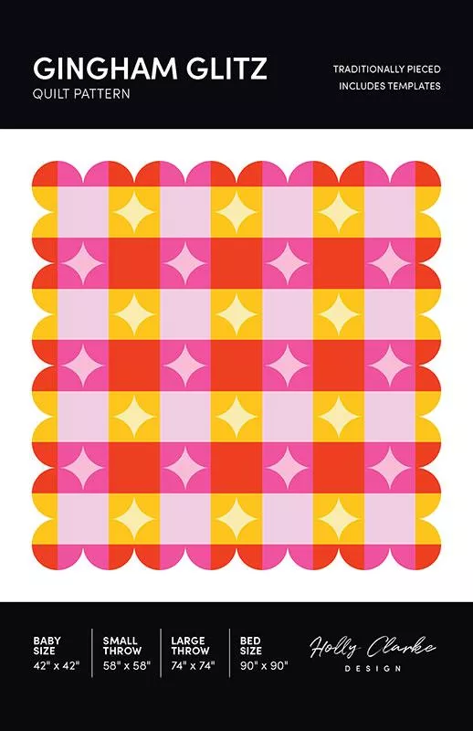 Gingham : Glitz G - #HCD 016 - Holly Clarke Desig#1