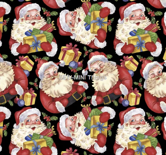 GIVING SANTA FROM DAVID TEXTILES