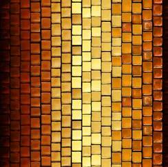 Glass Menagerie - TILE STRIPE RUST