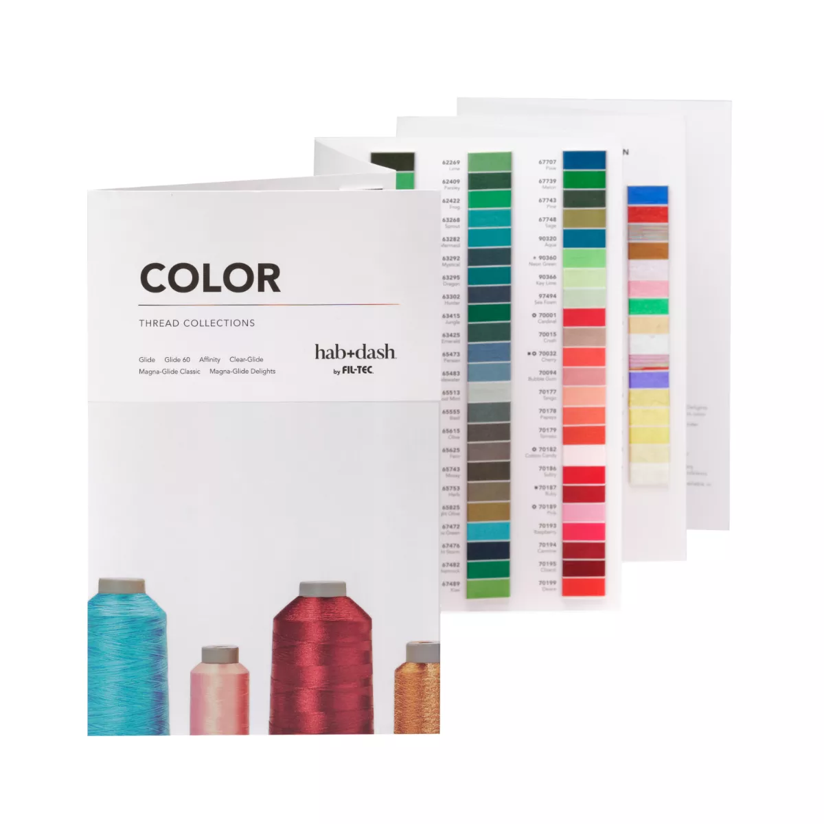 Glide Polyester Color Card