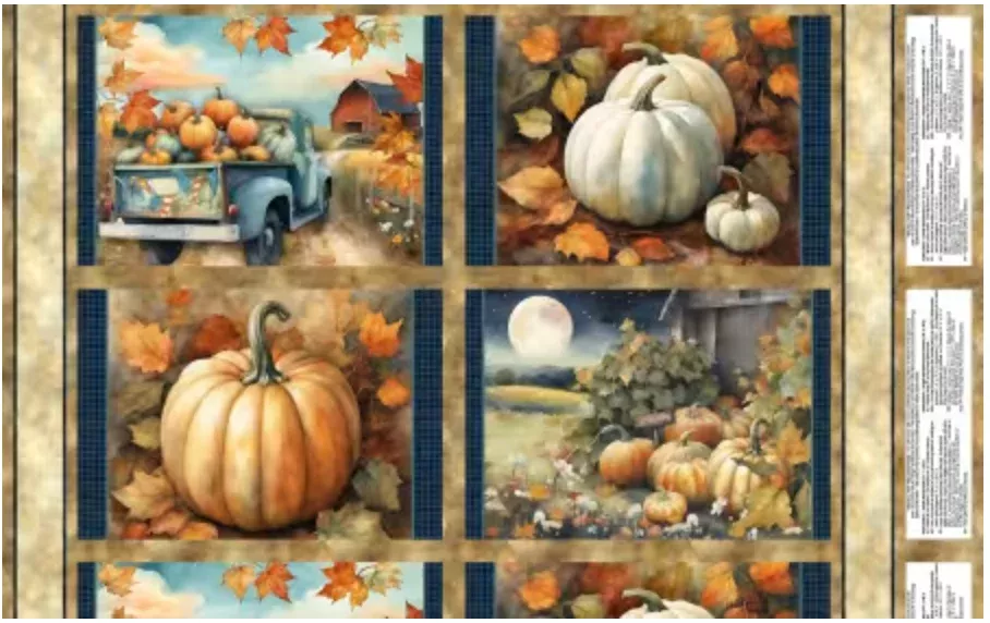 Glorious Fall-Placemat Panel approx 24x44