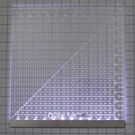 Glow Ruler 12.5 square