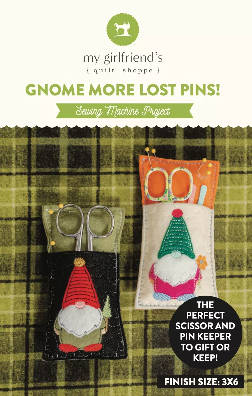 GNOME More Lost Pins! Pincushion: Sewing (Downloadable Pattern)