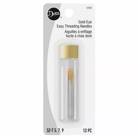 Gold-Eye Easy Threading Needles by Dritz3068