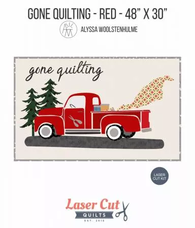 Gone Quilting Pattern Laser Cut^
