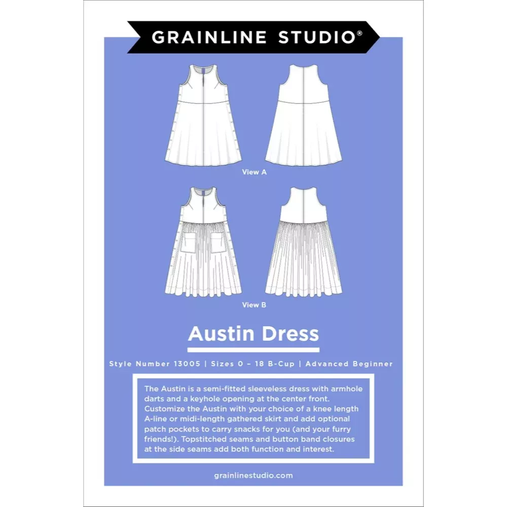 Grainline Studio | Austin Dress Sizes 0-18