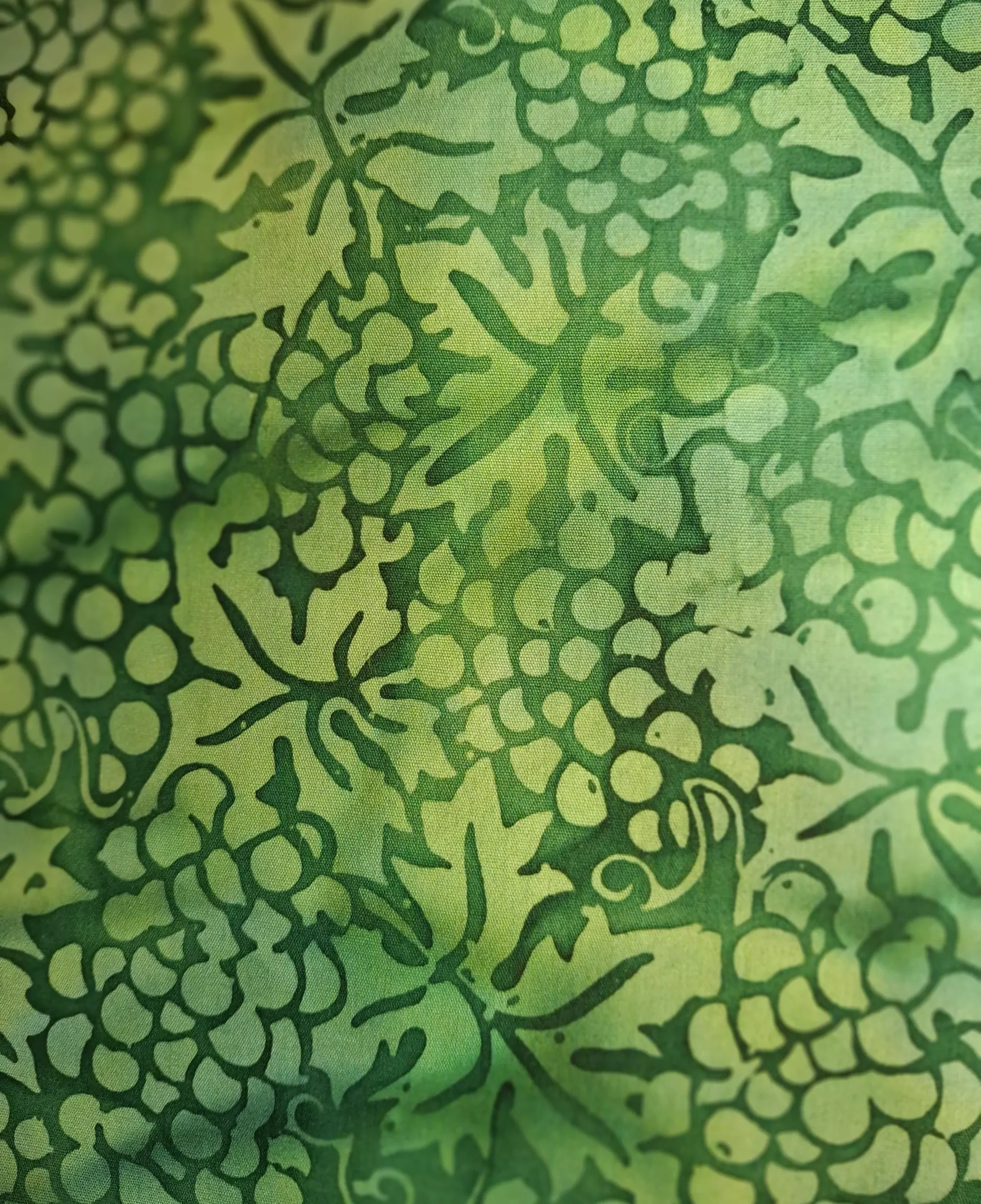 Grapes Leaf Vineyard 111709660 by Island Batik