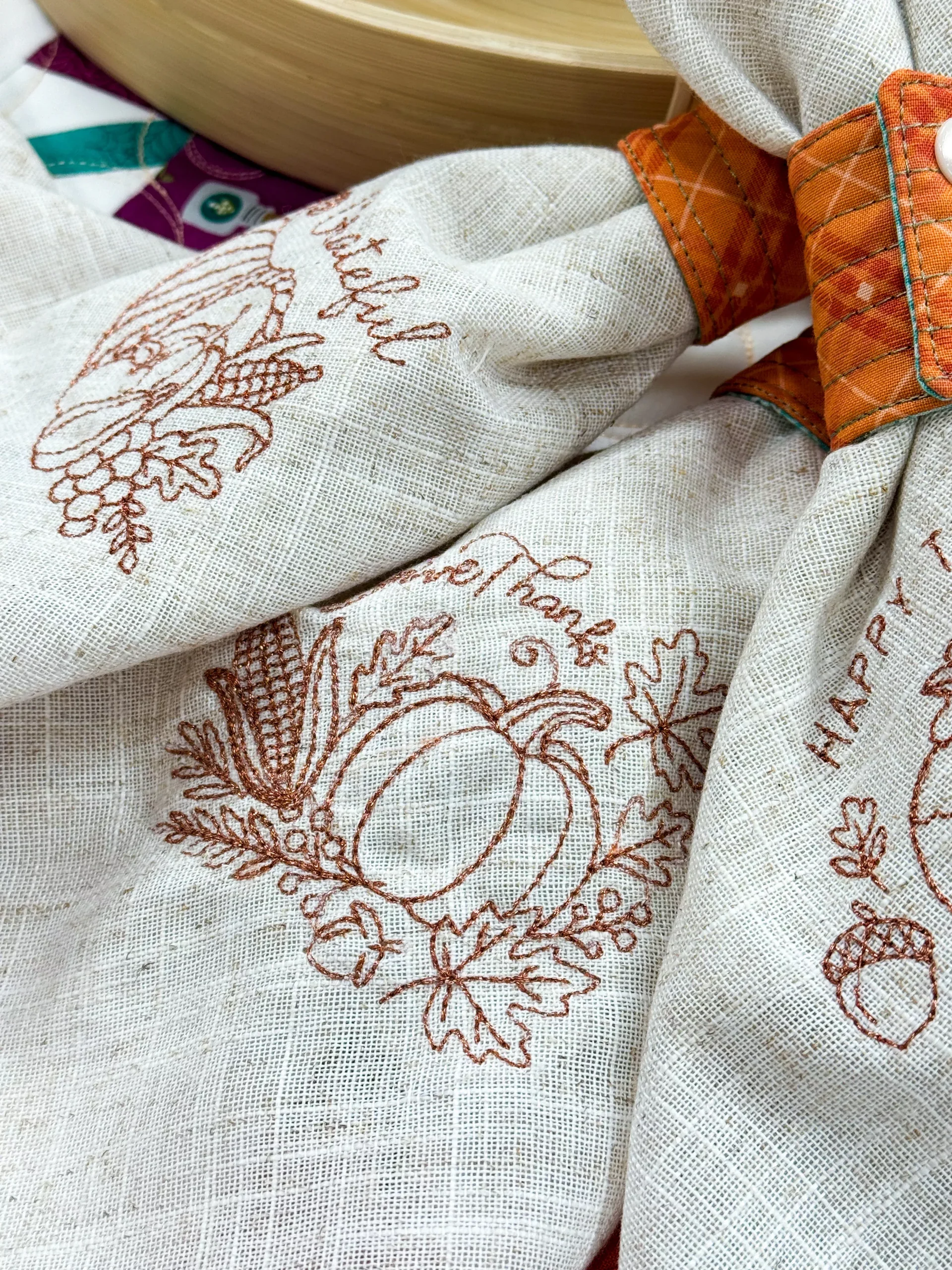 Grateful Stitches Redwork (Downloadable Machine Embroidery Design)