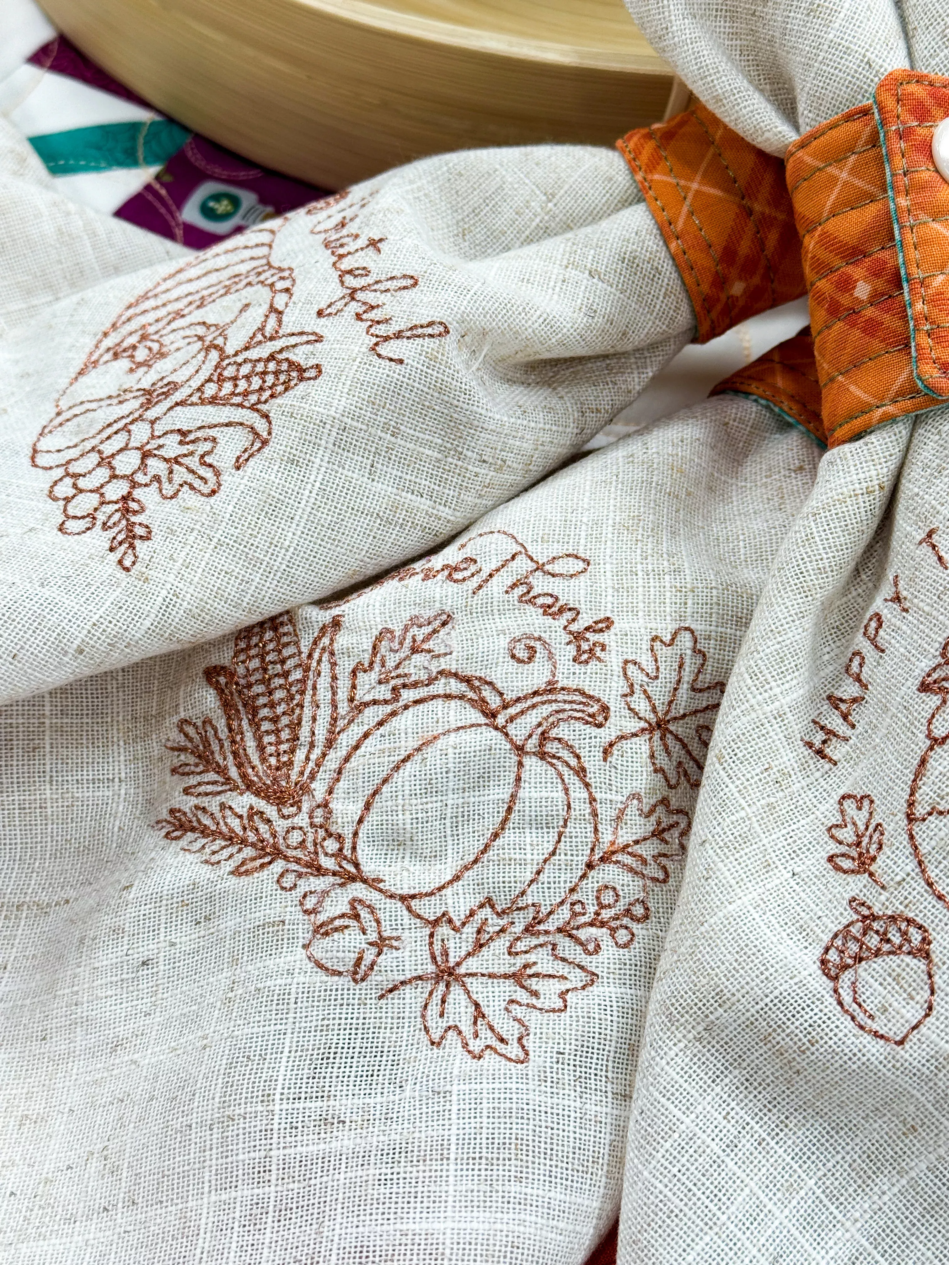 Grateful Stitches Redwork (Downloadable Machine Embroidery Design)