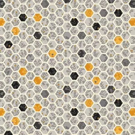 Gray Honeycomb Texture