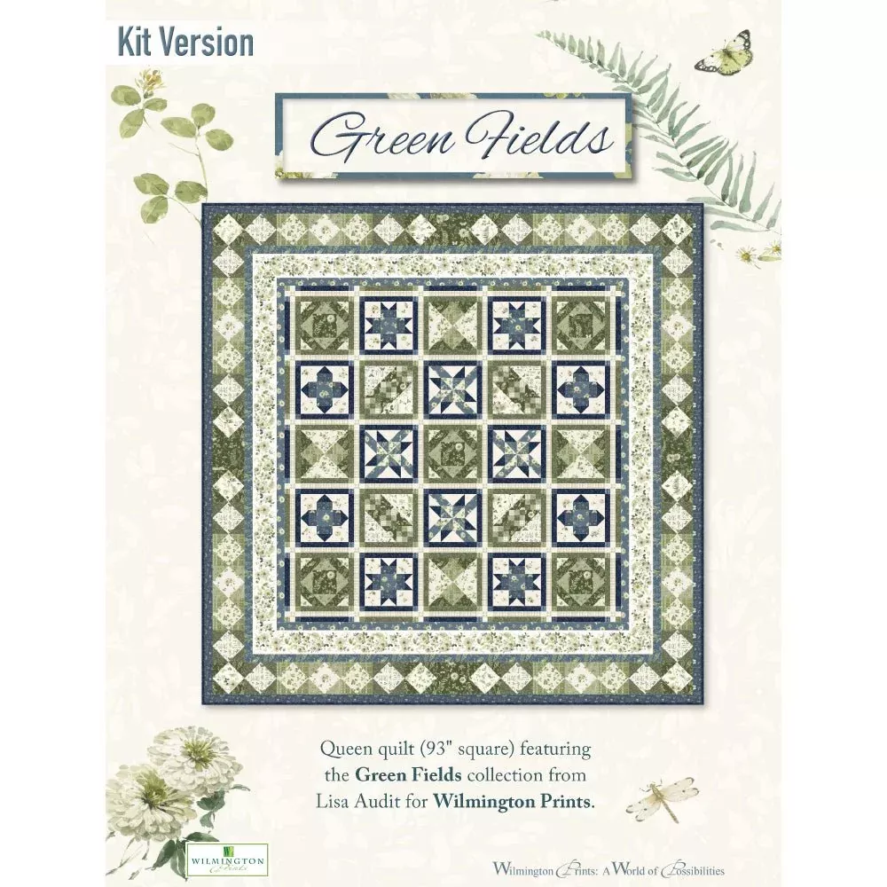Green Fields Quilt Pattern from Wilmington PDF Download