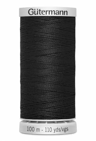 Gutermann Extra Strong Polyester Thread 100m Black ^