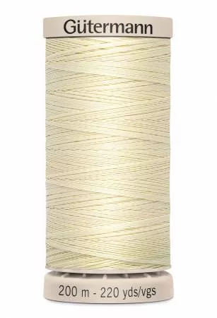 Gutermann Hand Quilting Cotton Thread 219yds Light Pearl 919