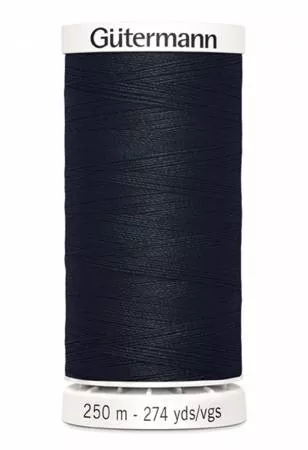 Gutermann Polyester All Purpose Thread 273yds Black