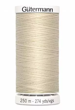 Gutermann Polyester All Purpose Thread 273yds Bone