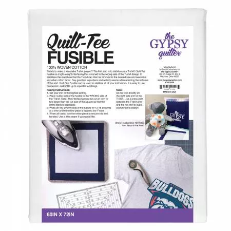 Gypsy Quilter Quilt-Tee Fusible 60