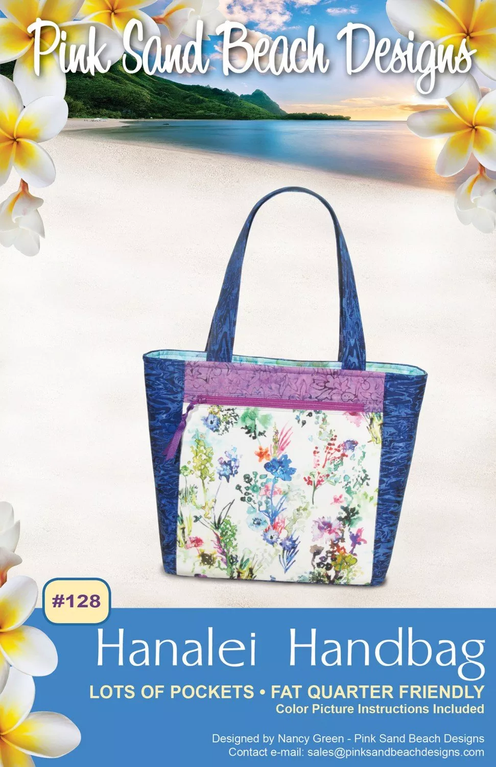 Hanalei Handbag by Pink Sand Beach Designs #128