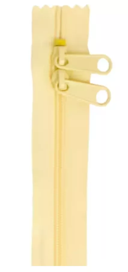 Handbag Zipper 30in Butter Cream