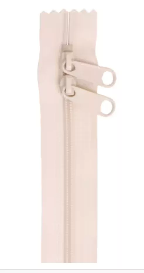 Handbag Zipper 30in Ivory