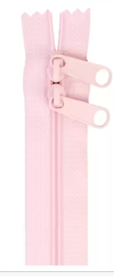Handbag Zipper 30in Pale Pink