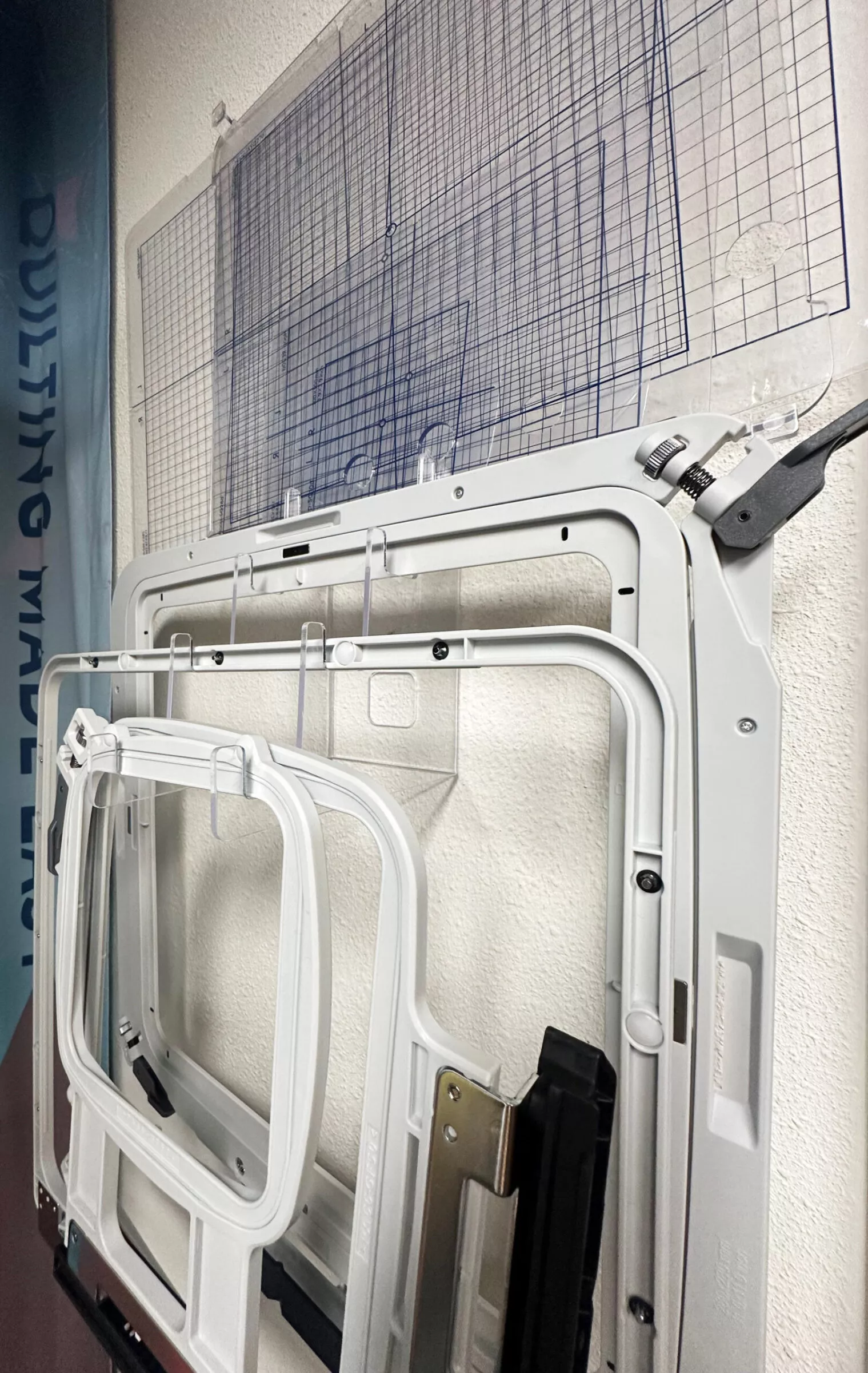 Hanging Ruler & Hoop Organizer