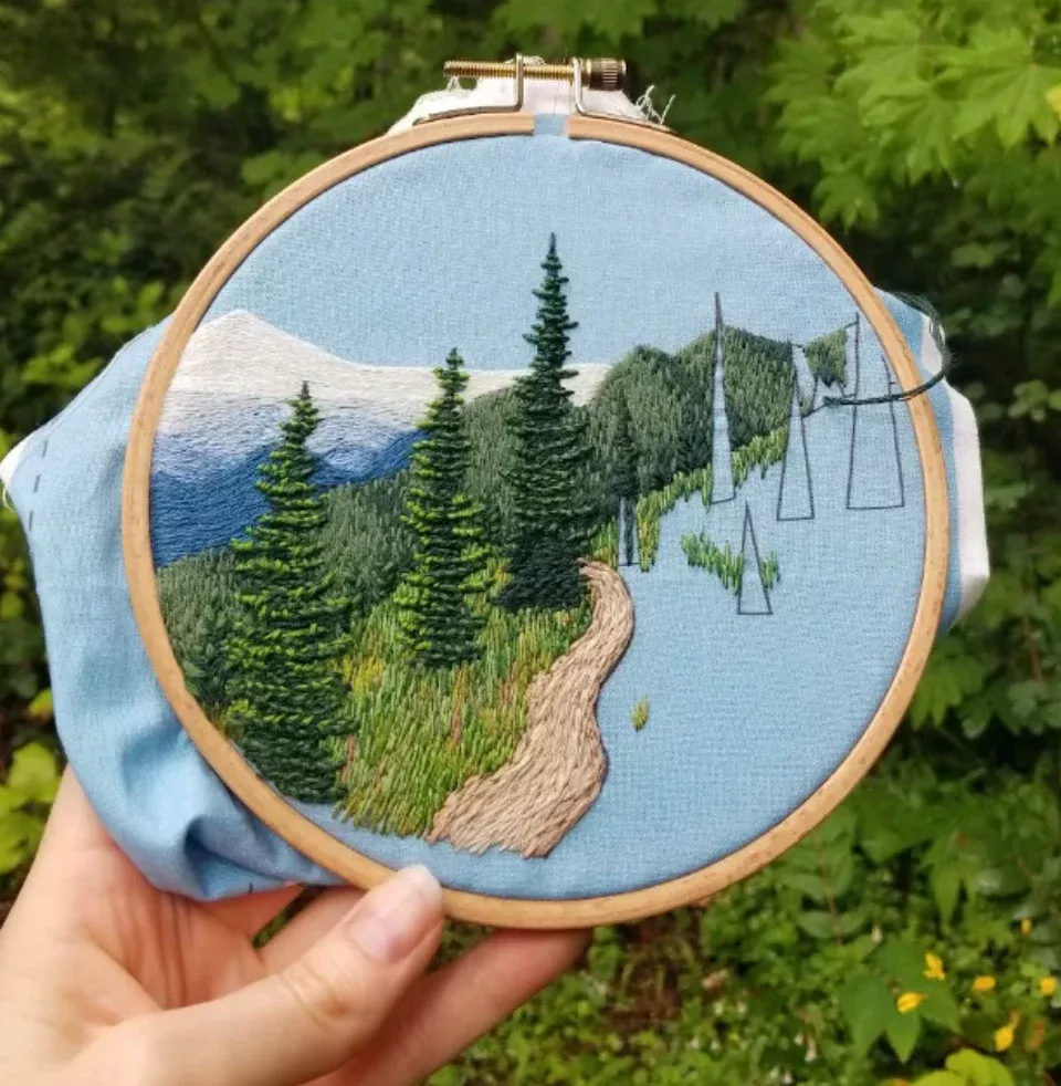 Happy Trails Embroidery Kit