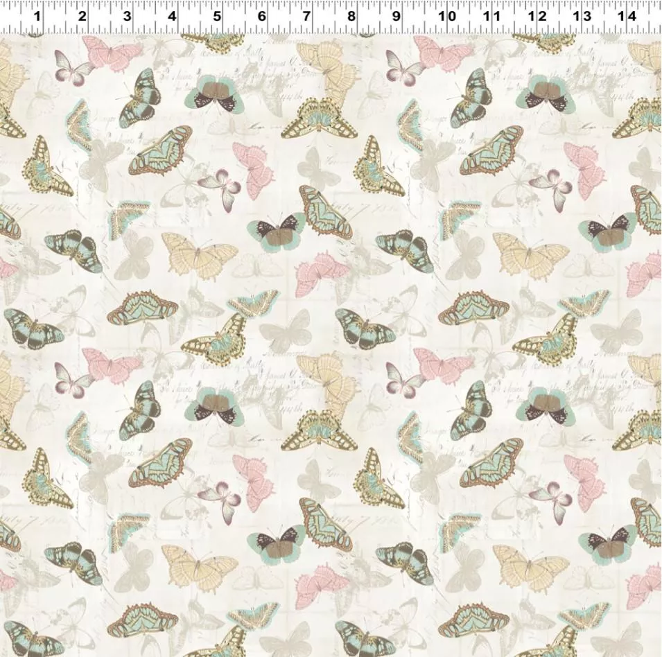 Harmony by Clothworks - Butterflies Multi - Y4585-55
