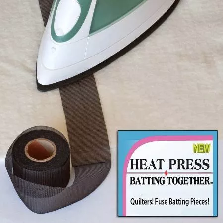 Heat Press Batting Together Black 10yds x 1.5